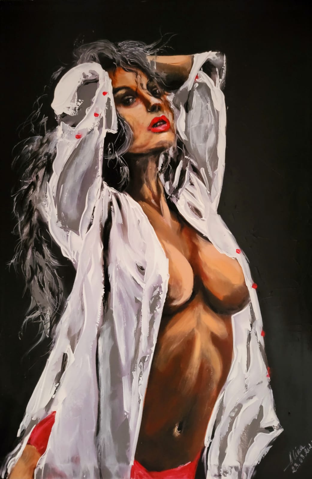 ArteDiAlina.com painting: Relight my Fire